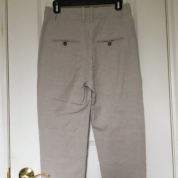 Beige linen-mix pant by Vince, s2 - Picture 3 of 10